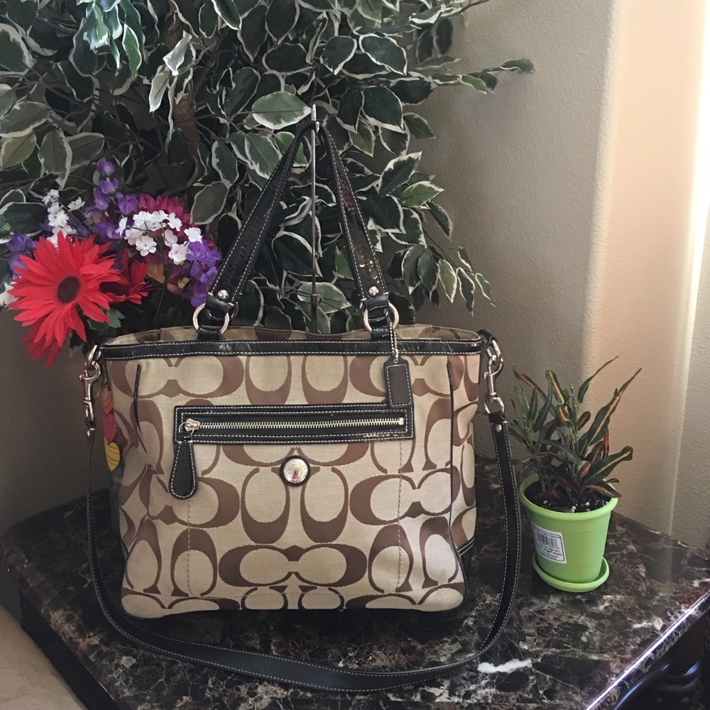 Coach Signature Canvas Tote Bag